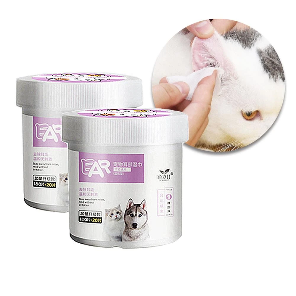 【LIKE PET】寵物耳部清潔濕巾 貓狗適用 耳朵耳垢濕紙巾