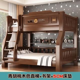 免運 加粗實木牀高低牀雙層牀小戶型兩層上下鋪牀