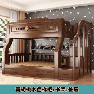 免運 加粗實木牀高低牀雙層牀小戶型兩層上下鋪牀