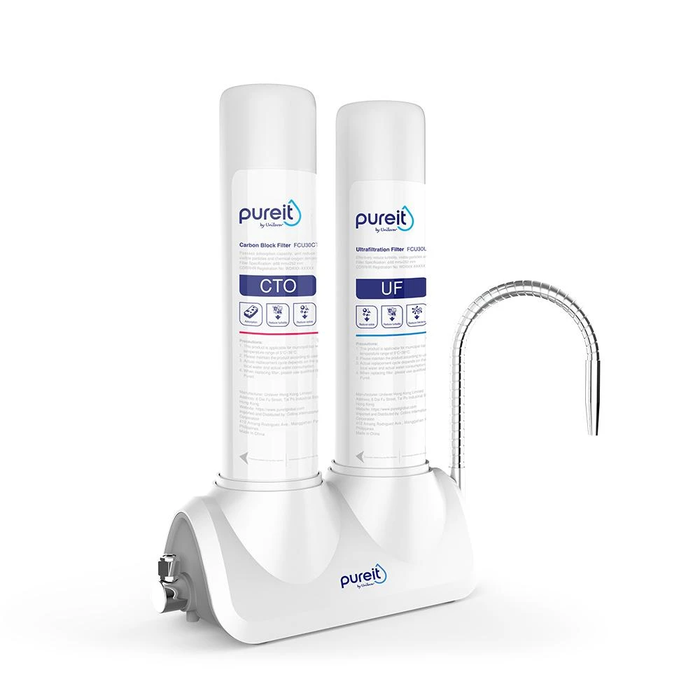 【Unilever 聯合利華】聯合利華 Pureit廚上型超濾濾水器CU3040(內含2支濾心)