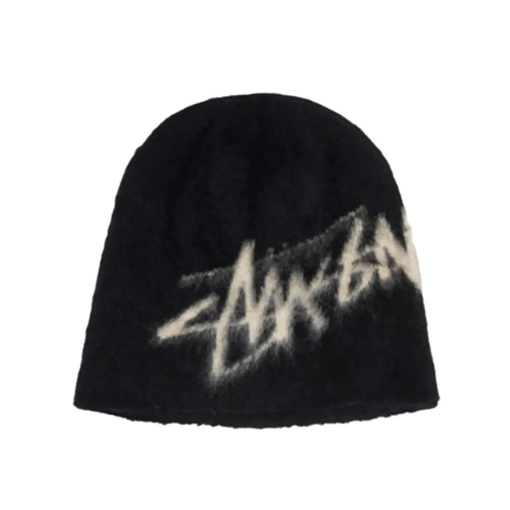 STUSSY】Stussy Debossed Stock Logo Beanie 毛帽黑色(1321076)