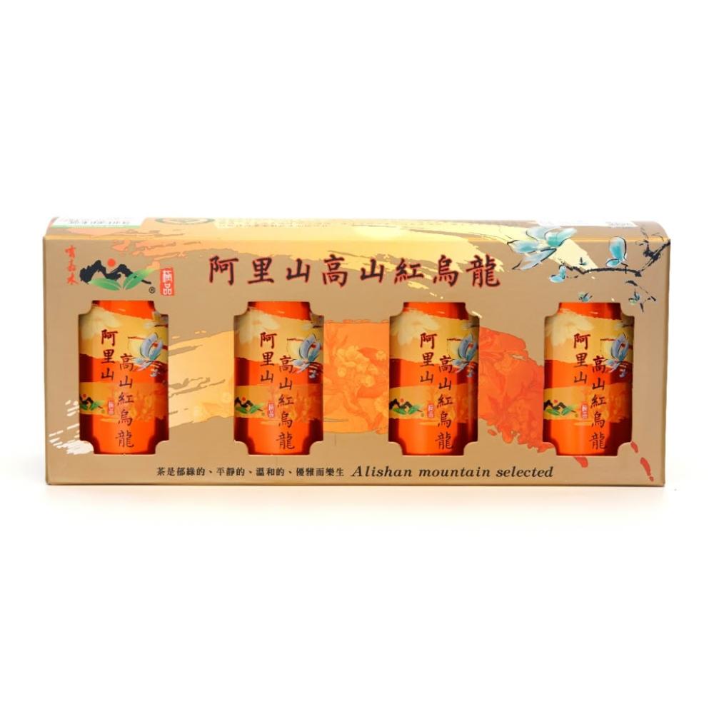 有嘉木茶研所】阿里山高山紅烏龍300克-75克*4罐入紅茶