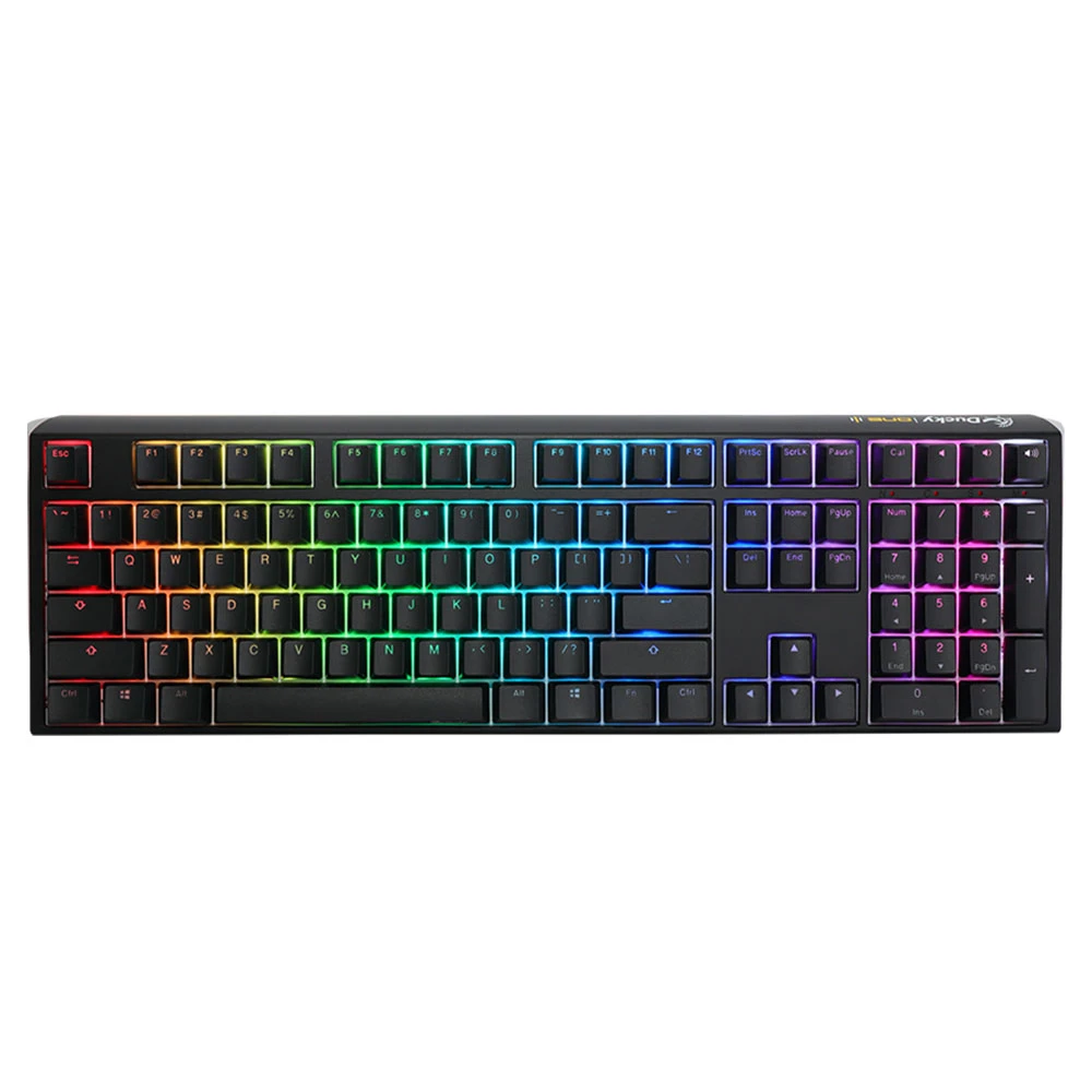 【Ducky】創傑 One 3 RGB 紅軸中文 PBT 機械式鍵盤經典黑