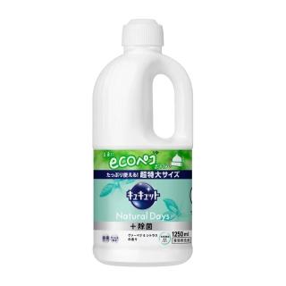 【Kao 花王】Cucute 超濃縮除菌洗碗精 特大補充瓶 1250ml 珂珂透 洗碗精 補充瓶 速淨除油 除菌 除臭 馬鞭草柑橘 葡萄 檸檬 日初居家