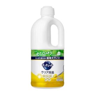 【Kao 花王】Cucute 超濃縮除菌洗碗精 特大補充瓶 1250ml 珂珂透 洗碗精 補充瓶 速淨除油 除菌 除臭 馬鞭草柑橘 葡萄 檸檬 日初居家