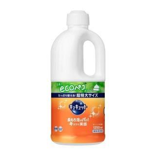 【Kao 花王】Cucute 超濃縮除菌洗碗精 特大補充瓶 1250ml 珂珂透 洗碗精 補充瓶 速淨除油 除菌 除臭 馬鞭草柑橘 葡萄 檸檬 日初居家