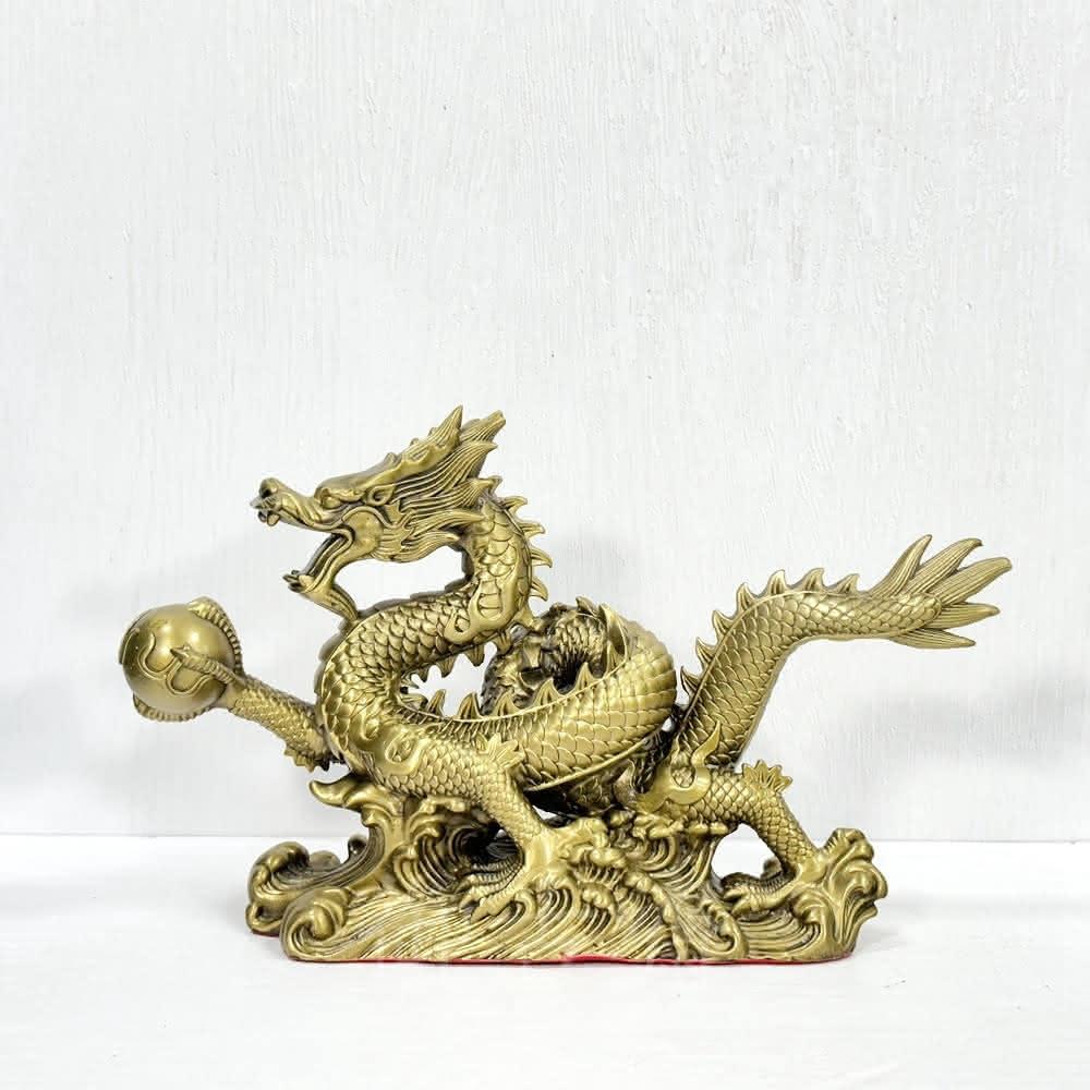 銅器 五爪銅龍金龍 办公室 客厅 招财 開運 鎮宅辟邪 工芸品 美術