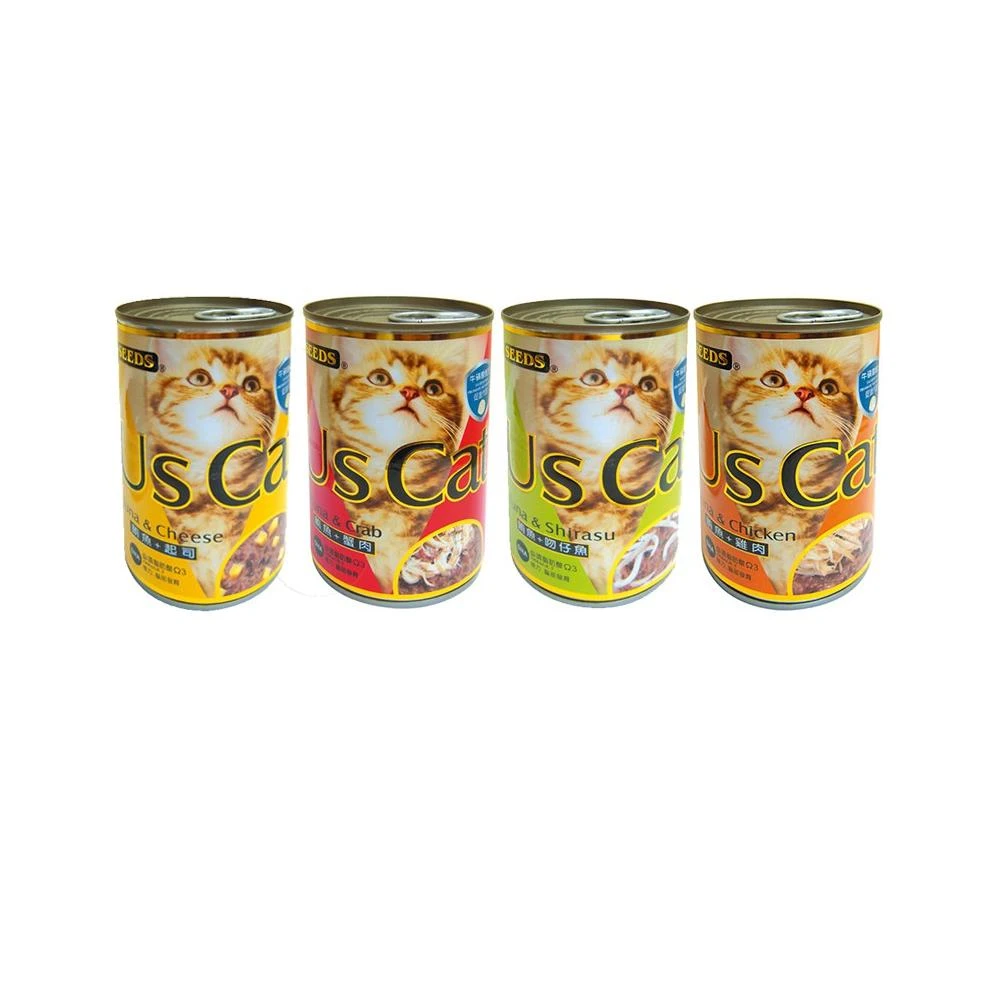 【Seeds 聖萊西】惜時 SEEDS US CAT 貓罐頭 400G 大罐頭 經濟罐 貓咪罐頭 貓罐 副食罐 USCAT 紅肉罐頭