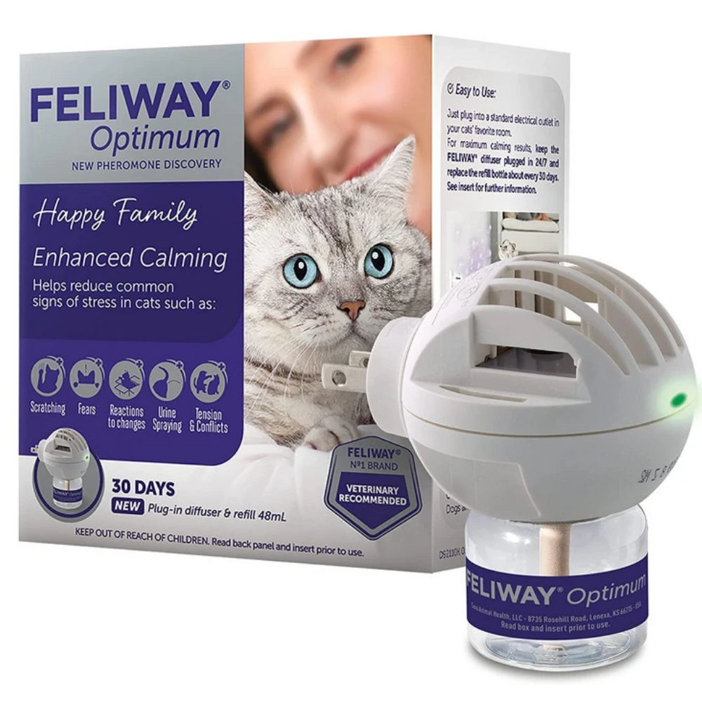 【FELIWAY】法國貓咪費洛蒙 feliway 最佳版插電組 效期2026年具備一般版和多貓版雙重功能  超商免運請先領免運券