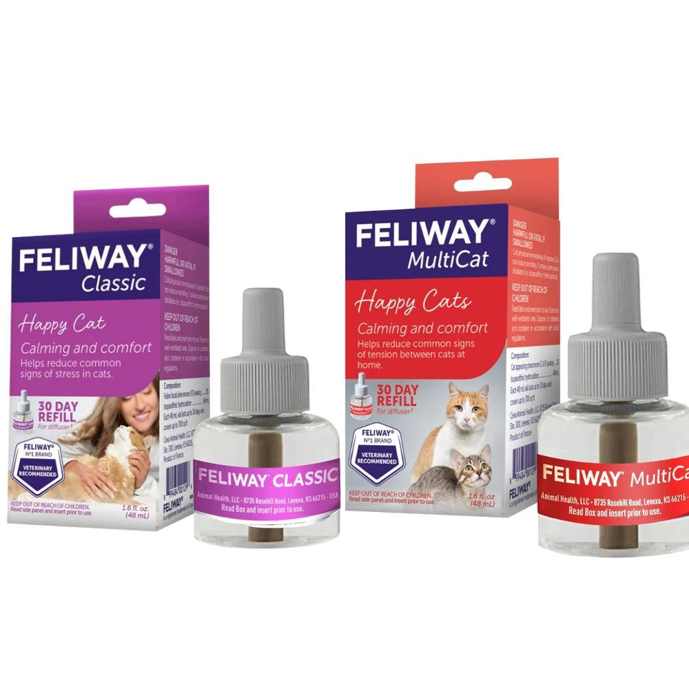 【FELIWAY】法國貓咪費洛蒙 feliway 補充瓶48ml 效期2026年另有販售最佳版，具備一般版和多貓版雙重功能 超商免運請先領免運券