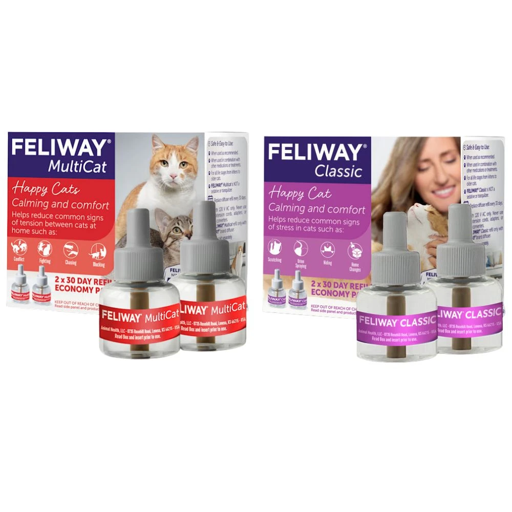 【FELIWAY】法國貓咪費洛蒙 feliway 補充瓶2入組 效期2026年另有販售最佳版，具備一般版和多貓版雙重功能  超商免運請先領免運券