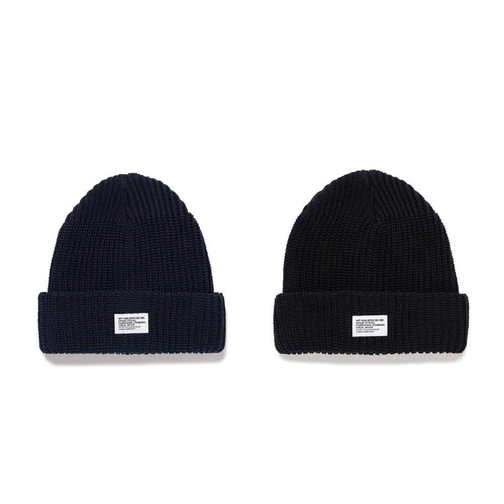 Wtaps Beanie 02/Beanie/CTPL 毛帽黑色/深藍251MADT-HT02