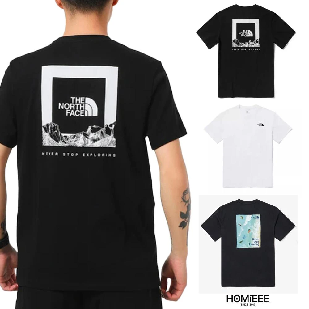 【The North Face】Homieee The North Face Tee 北臉 短袖 白雪山 素T 黑色 白色 NF0A5JTT