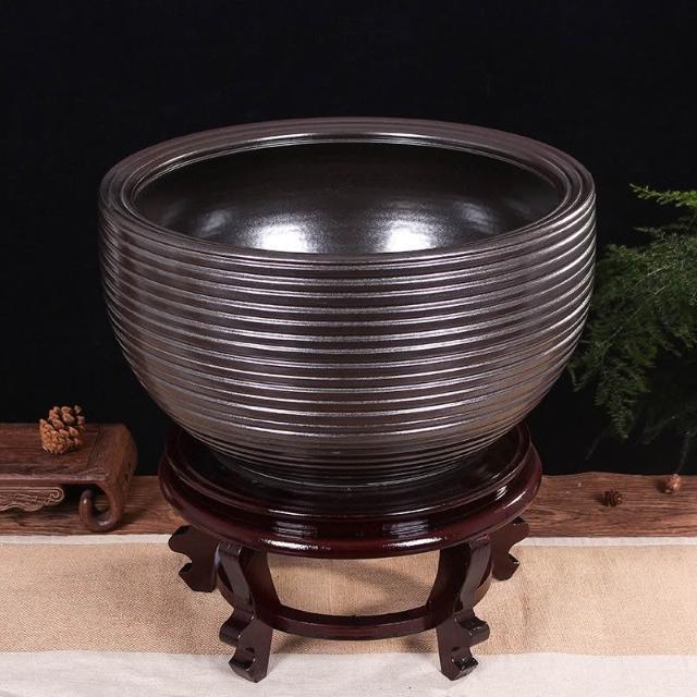 陶瓷魚缸大號養魚盆荷花缸烏龜缸碗蓮睡蓮盆風水金魚缸