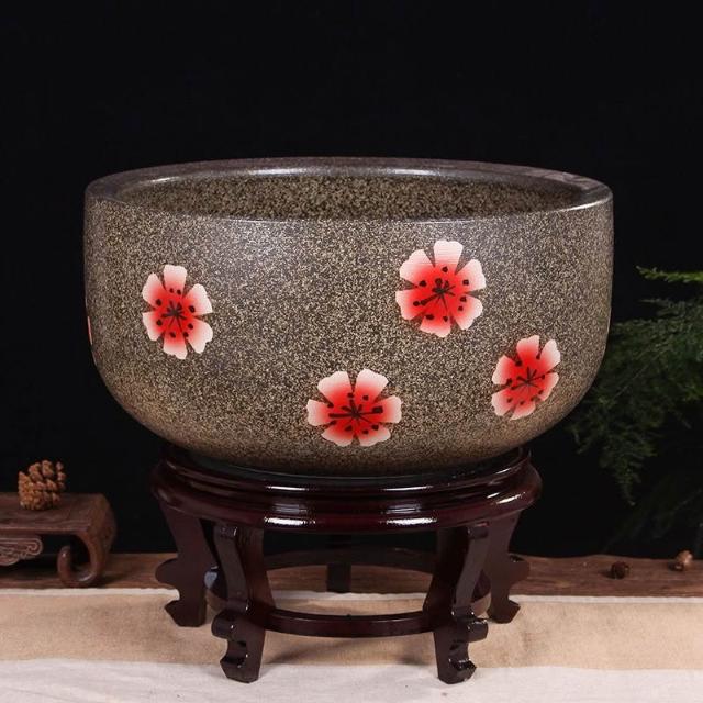 陶瓷魚缸大號養魚盆荷花缸烏龜缸碗蓮睡蓮盆風水金魚缸
