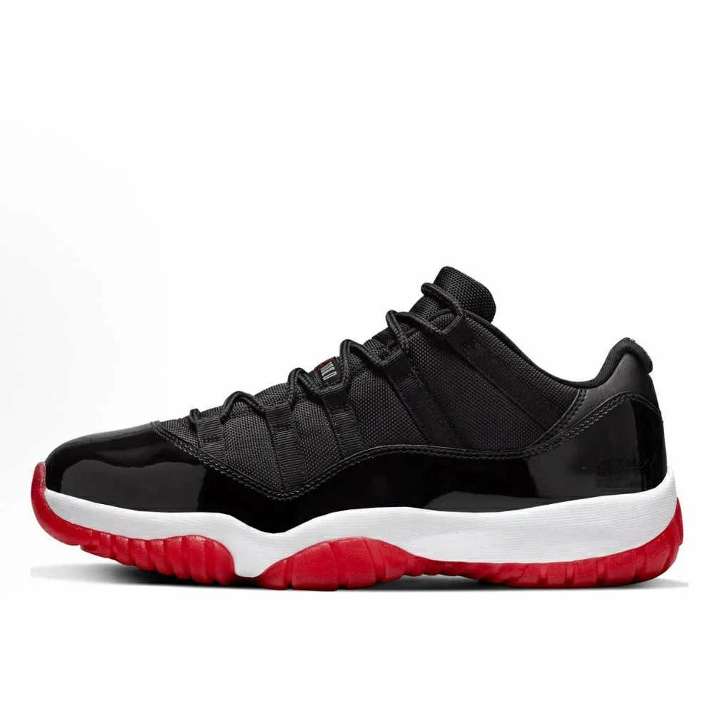 【NIKE 耐吉】Air Jordan 11 Low Bred 2025 經典回歸 黑紅 男女鞋 休閒鞋 FV5104-006/FV5121-006