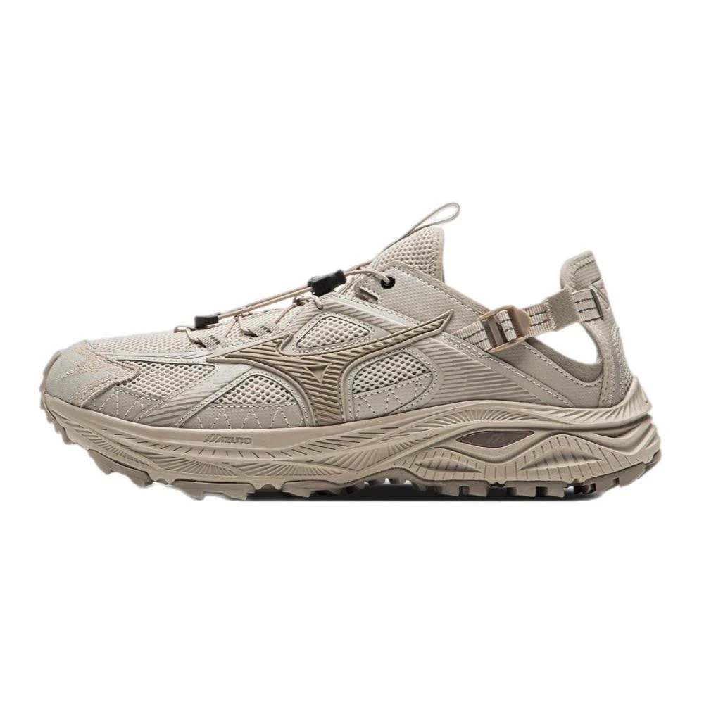 【MIZUNO 美津濃】MIZUNO RACER TRAIL SE 羽毛灰 卡其 戶外 運動 男女鞋 美津濃 休閒鞋 運動鞋 D1GH241905