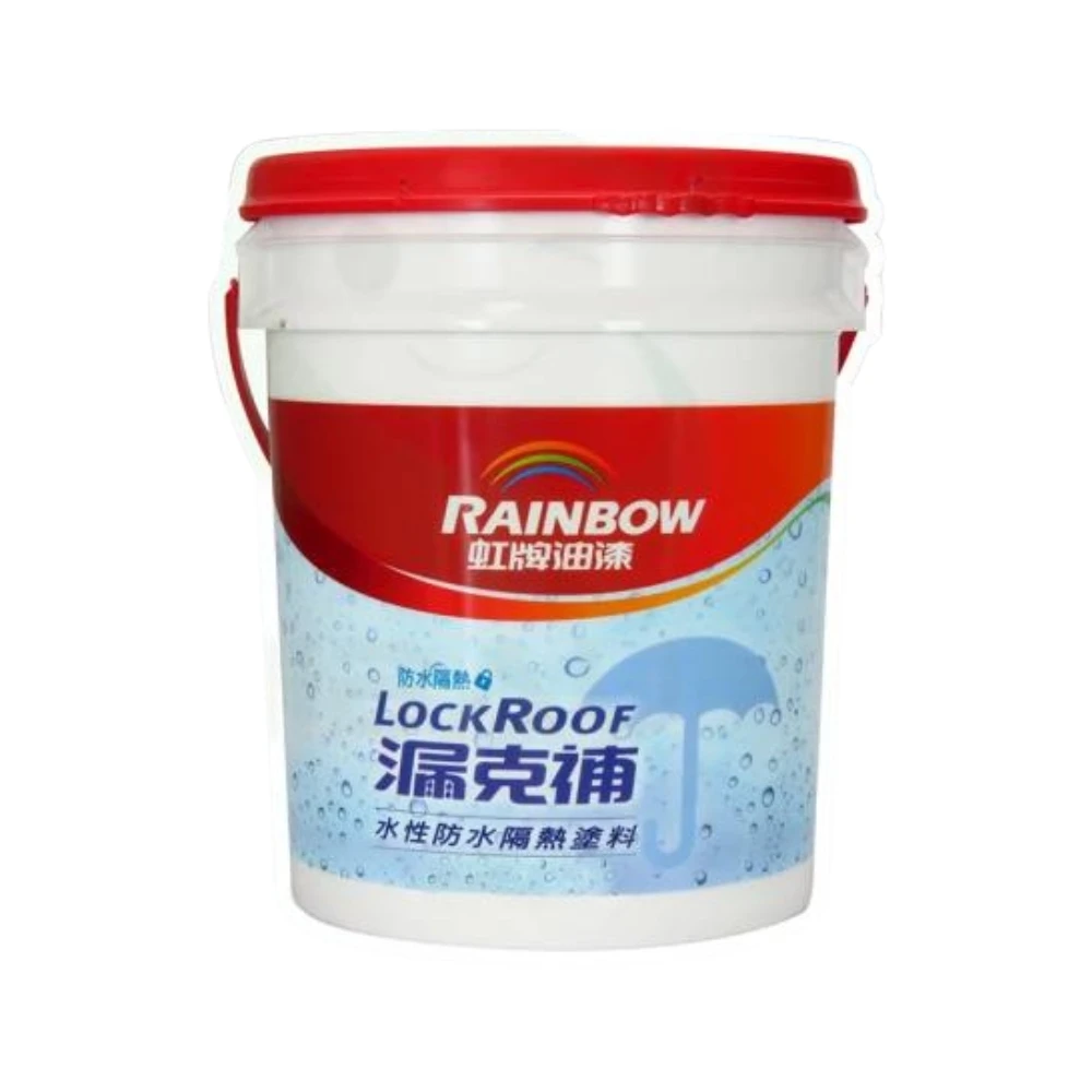 【虹牌】424漏克補防水漆(5加侖裝 屋頂外牆防水漆 / 水性環保 / 隔熱就是省電)
