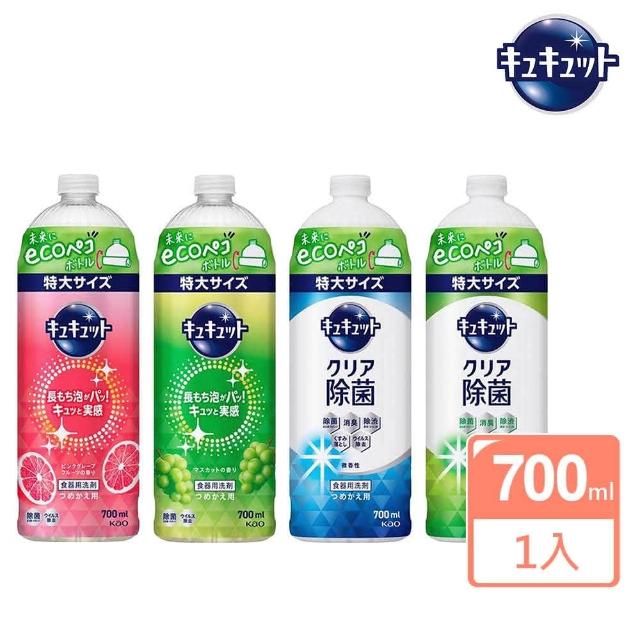 【Kao 花王】珂珂透cucute 超濃縮洗碗精補充瓶700ml