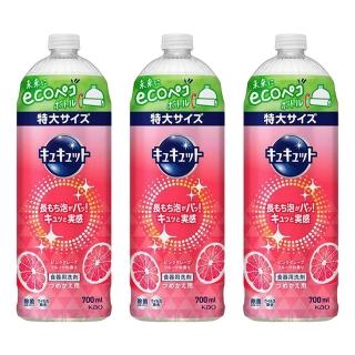 【Kao 花王】珂珂透cucute 超濃縮洗碗精補充瓶700ml