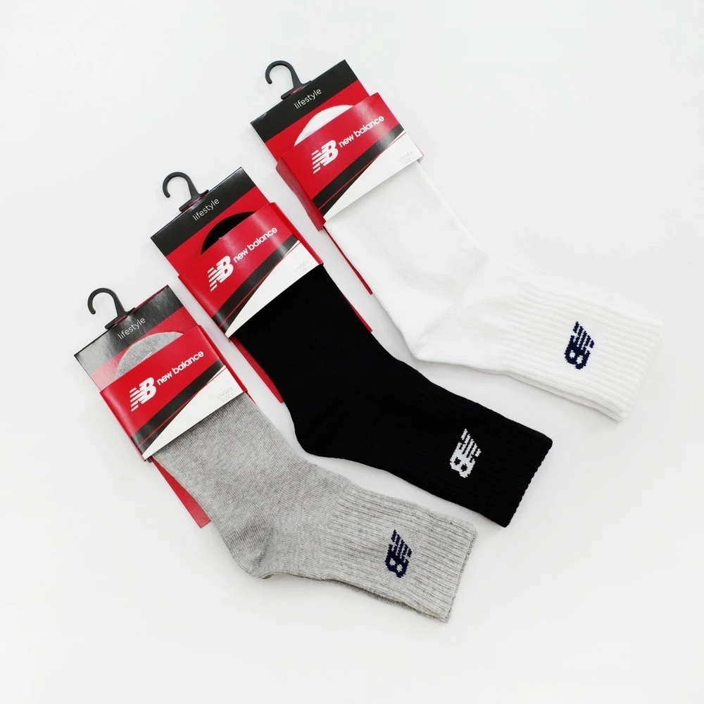 【NEW BALANCE】New Balance 襪子 CREW SOCKS 男女款 長襪 中筒襪 休閒 穿搭 NB7130400480
