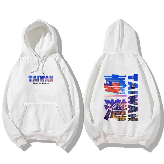 【潮野屋】臺灣 TAIWAN 國旗 帽T 刷毛 長袖上衣 文字風 街頭穿搭 潮流服飾 WDD-3268