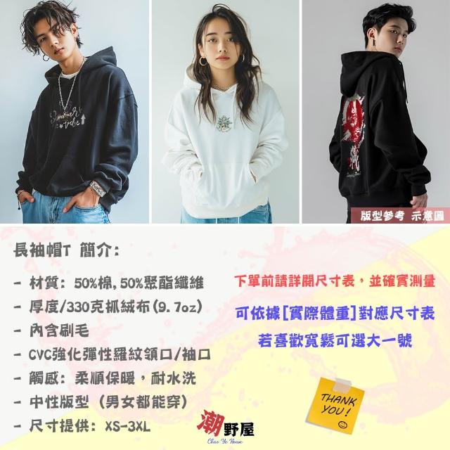 【潮野屋】臺灣 TAIWAN 國旗 帽T 刷毛 長袖上衣 文字風 街頭穿搭 潮流服飾 WDD-3268