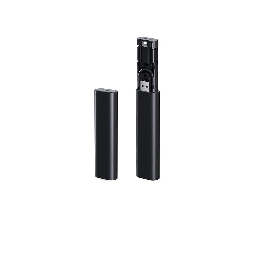 多功能 數據線 收納盒 充電線 短線 轉接頭 mirco Type-c sim卡 取卡針(適用 iphone 小米 手機)