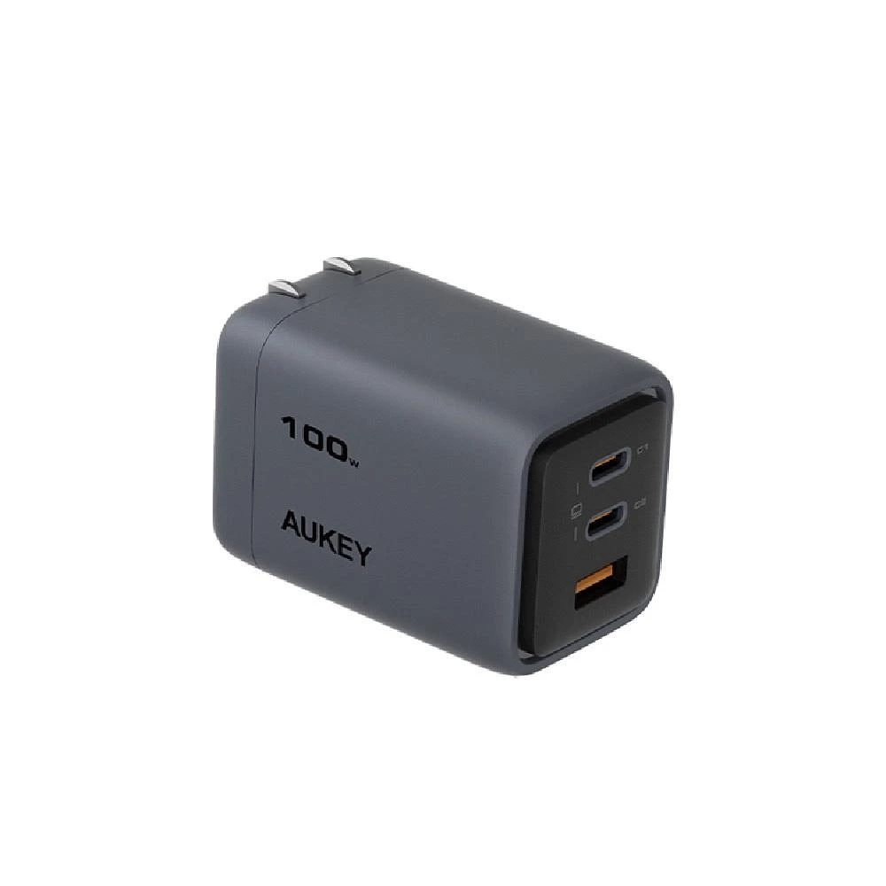 【AUKEY】Comet Mix 3 100W(PA-C5)Type-C 氮化鎵 三孔 PD快充充電器｜百瓦電力 一手掌握｜WitsPer智選家
