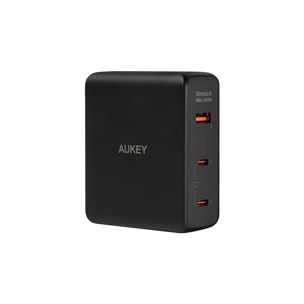 【AUKEY】Omnia II Mix 140W GaN 氮化鎵 PD快充充電器（PA-B7O）｜GaN勁 再進化｜WitsPer智選家