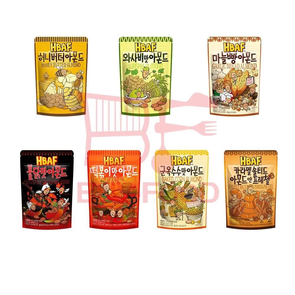 【HBAF】韓國 HBAF杏仁果 120g