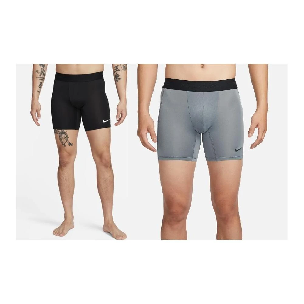 【NIKE 耐吉】Nike Pro FB7959-010 FB7959-084 黑 灰 小勾 訓練 運動 伸縮 排汗 短束褲 緊身褲 男款