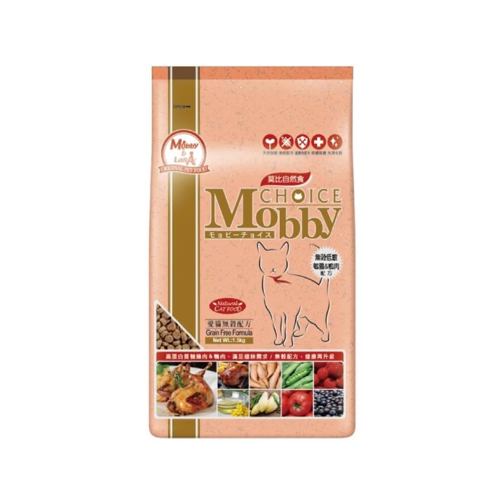 【Mobby 莫比】鵪鶉無穀 1.5kg 3kg 6.5kg 貓飼料 貓糧 成貓 寵物飼料 貓用 全貓 無穀貓