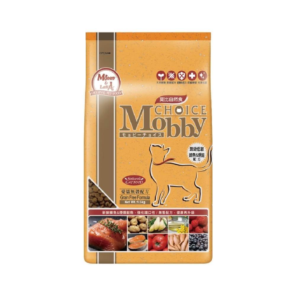 【Mobby 莫比】鱒魚馬鈴薯無穀 1.5kg 3kg 6.5kg 貓飼料 貓糧 成貓 寵物飼料 貓用 全貓 無穀貓