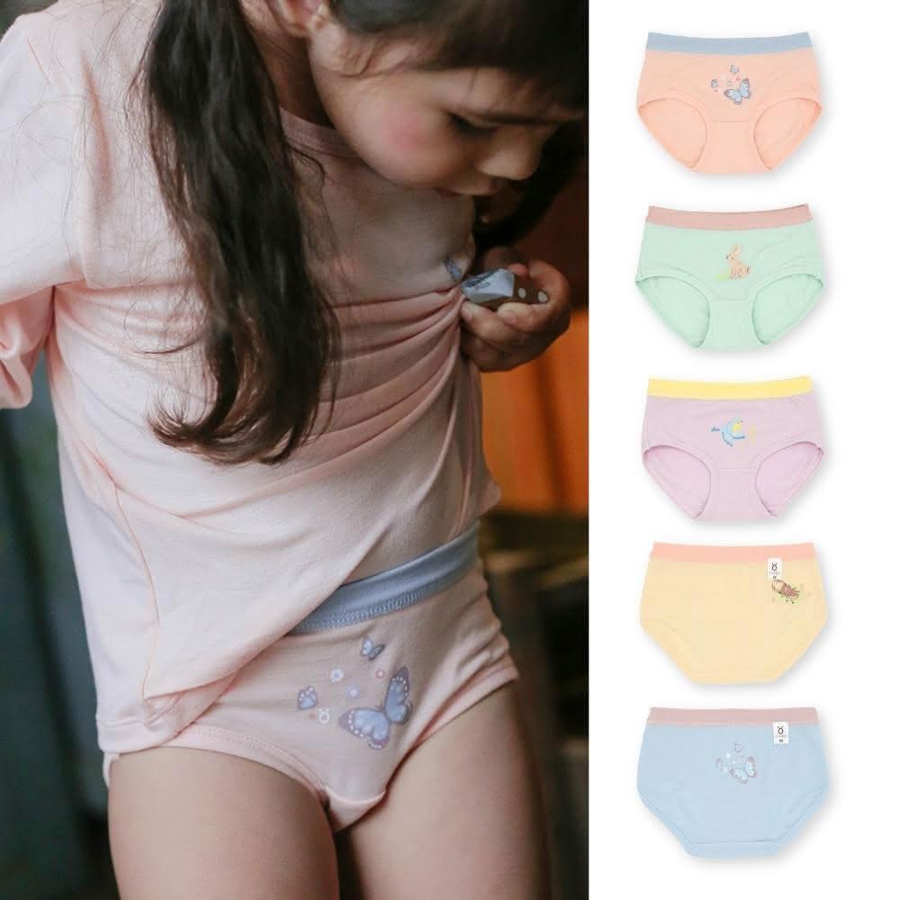 女童 內衣褲 minihope】女童三角褲-單件歡樂森林多款任選不卡屁屁不勒肚肚(台灣製兒童內褲女童內褲三角褲)