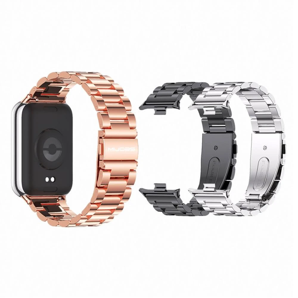 小米手環8 Pro 9Pro 米布斯不鏽鋼錶帶 皮革腕帶 Redmi Watch 4 通用 米蘭錶帶 金屬錶帶 替換腕帶