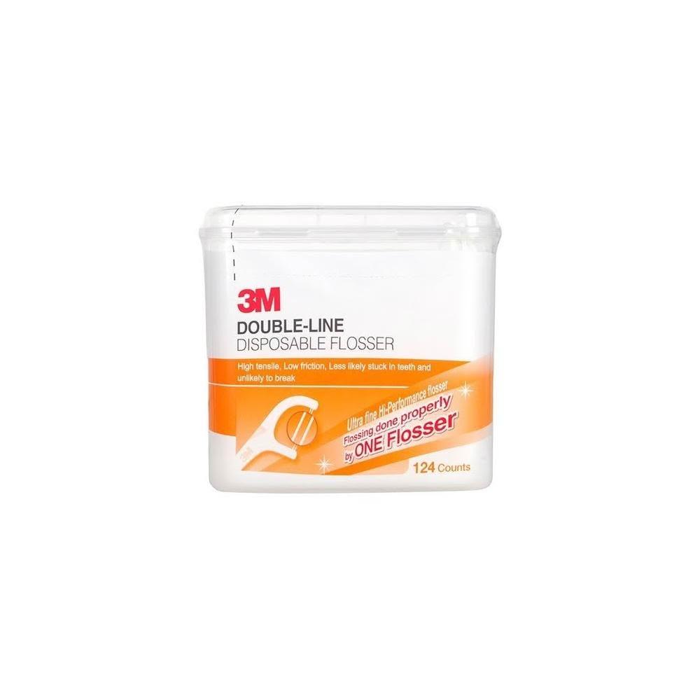 【彤老闆食品 】3M 雙線細滑牙線棒-盒裝*124支牙線棒