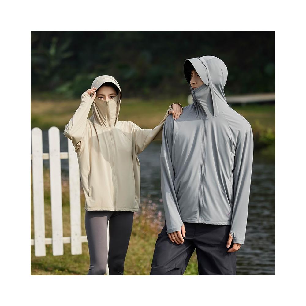 出貨 情侶款 薄外套 冰絲防曬外套 男薄外套 釣魚外套 防曬外套 涼感外套 抗UV防曬外套 防潑水連帽軟殼外套 風衣外套