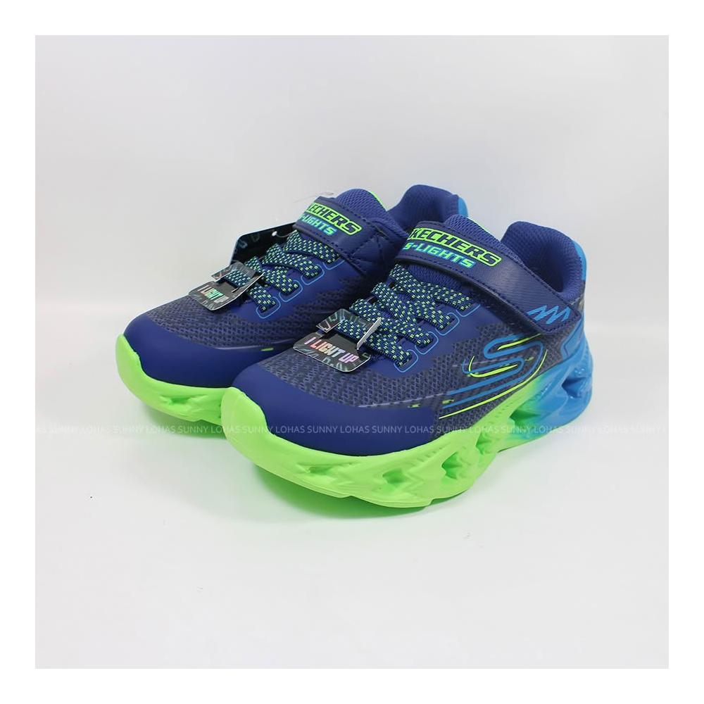 【SKECHERS】SKECHERS S-Lights Vortex 2.0 閃燈童鞋 兒童燈鞋 400604LNVBL  兒童運動鞋 童鞋