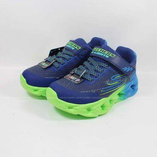 【SKECHERS】SKECHERS S-Lights Vortex 2.0 閃燈童鞋 兒童燈鞋 400604LNVBL  兒童運動鞋 童鞋