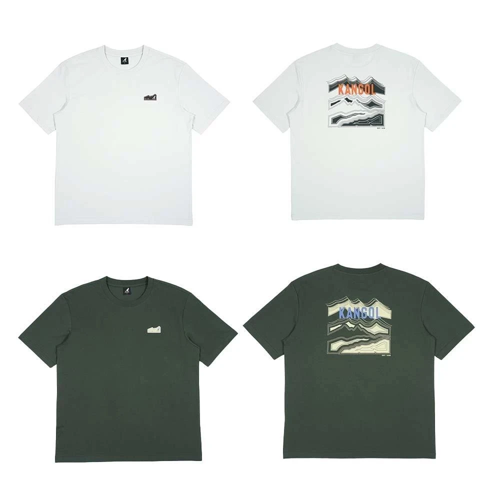 【KANGOL】英國 袋鼠 山系印花短T 65251013 衣服