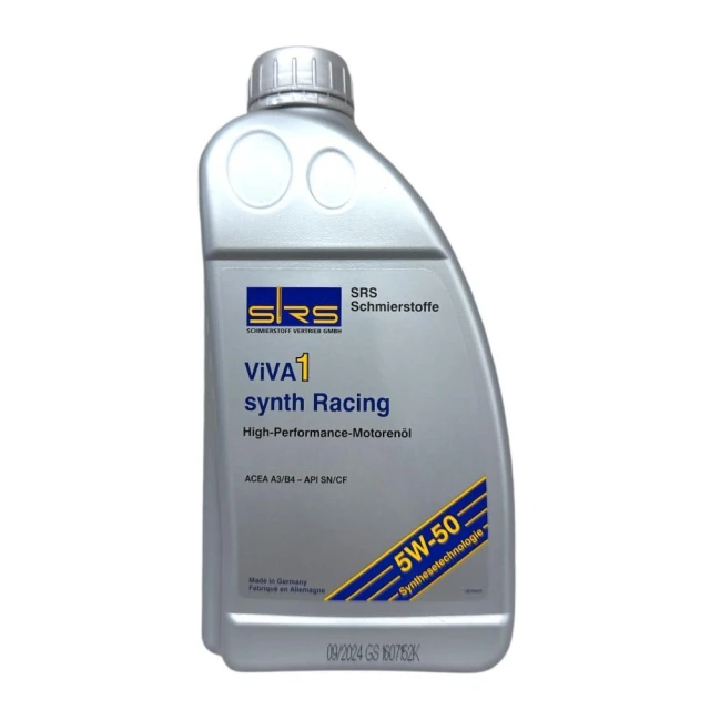 SRS ViVA1 synth Racing 5W50 合成機油 機油 德國原裝進口 1L