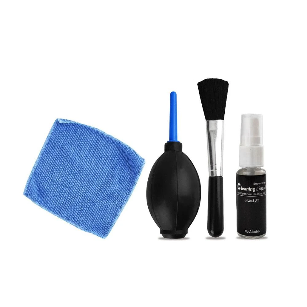 鏡頭清潔組清潔刷 清潔鏡頭毛刷 除塵球 擦拭布 超細纖維布 噴頭清潔劑