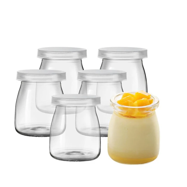 【日創生活】玻璃布丁杯 保羅瓶 {帶蓋布丁杯 慕斯杯 奶酪瓶 烤布蕾 100ml 保羅瓶 保羅杯 乳酪杯 奶酪杯}