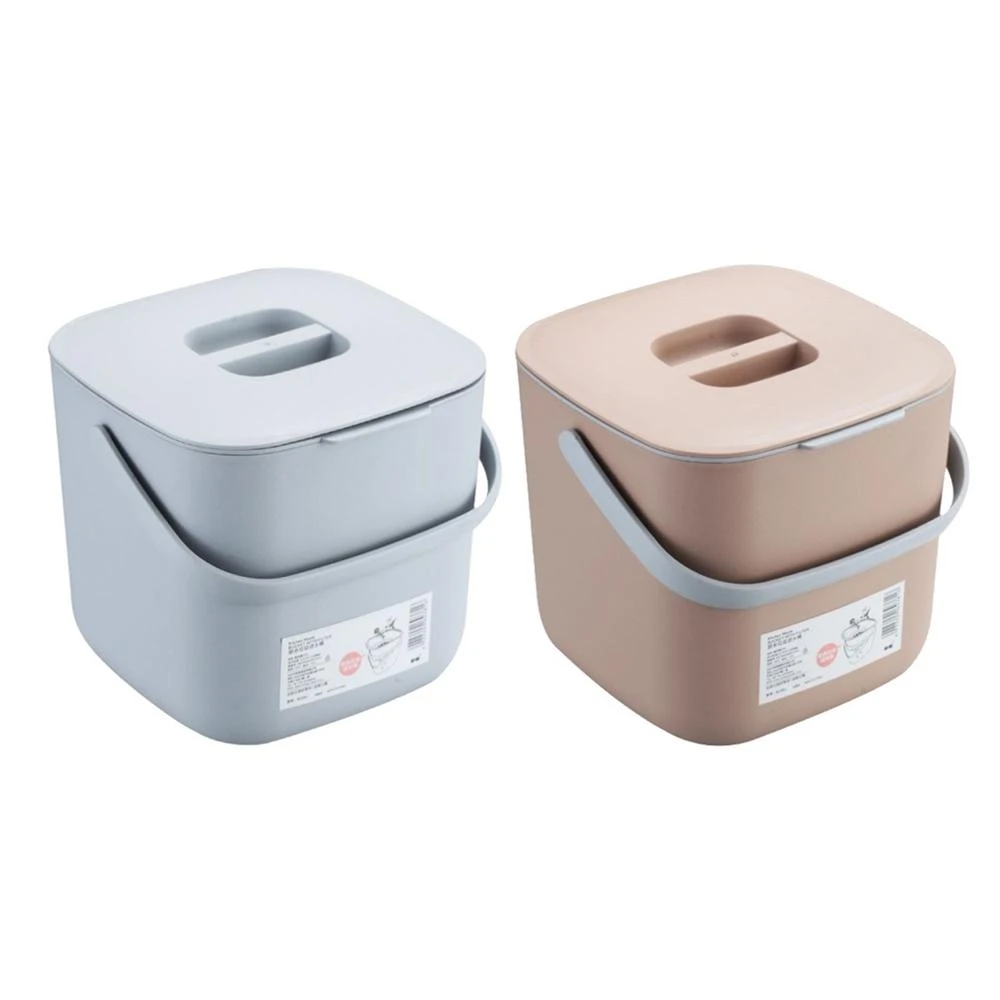 【拼創生活】瀝水廚餘桶 廚餘籃 小廚餘桶 餿水桶 廚房垃圾桶 回收桶 堆肥桶 垃圾桶