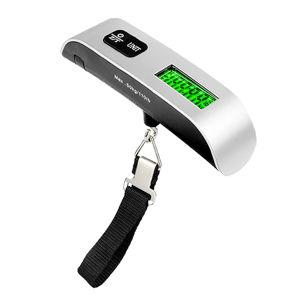 【City Roaming 城市漫遊】電子行李秤 LED背光顯示 可秤50KG 行李秤 手提電子秤 手提秤 吊秤 行李吊秤