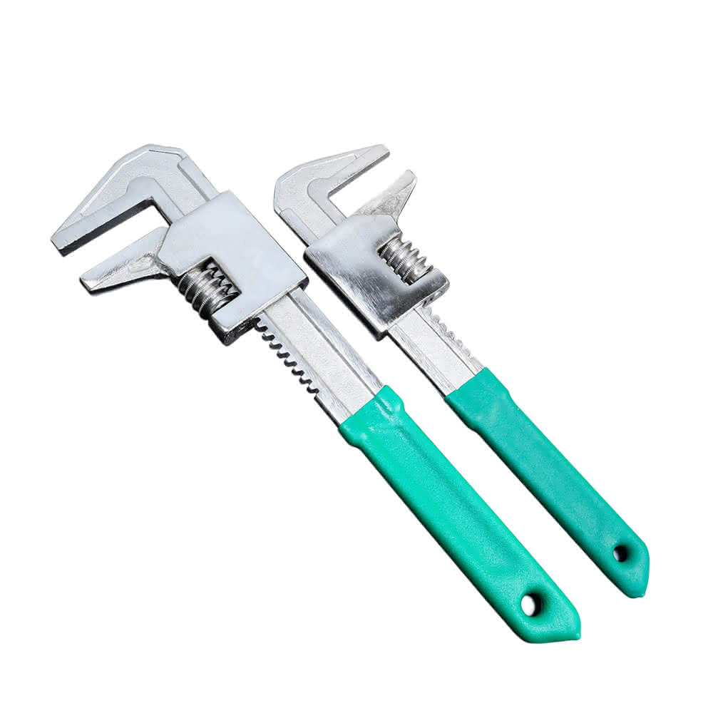 F型馬達板手-小款23CM(兩種尺寸活動板手無齒板手多功能板手衛浴板手直角板手水管鉗水管板手)