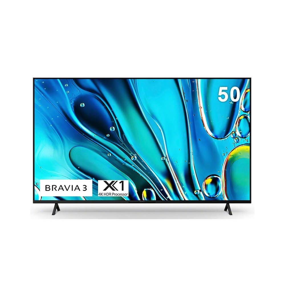 【SONY 索尼】BRAVIA 3 50型 X1 4K HDR Google TV 液晶顯示器 /台 Y-50S30