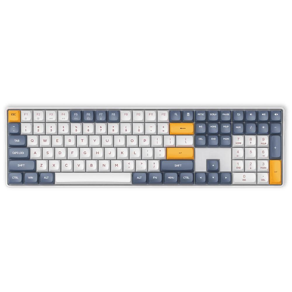 darkFlash】大飛GD108 黃軸中文PBT 無線雙模機械式鍵盤《星空藍》