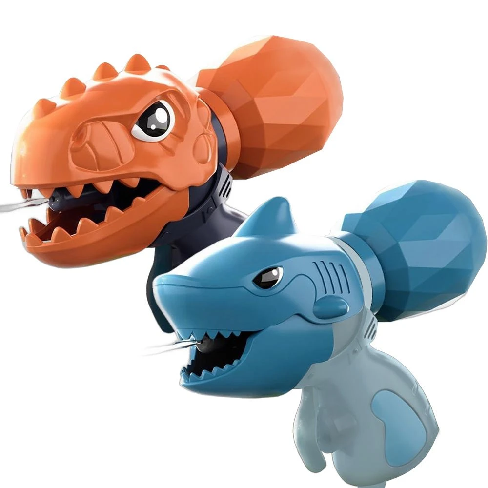【寶寶共和國】可愛戲水水槍-恐龍/鯊魚 熱銷玩具系列 戲水玩具/洗澡玩具/玩具水槍(寶寶共和國)